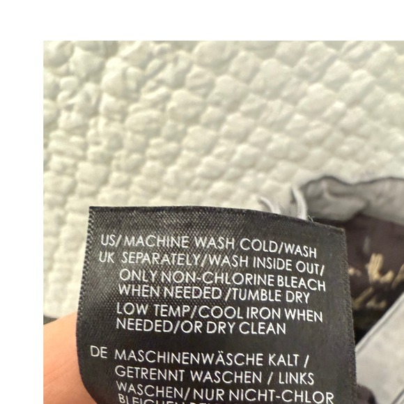 Liverpool Abby Skinny Jeans Gray Cheetah Print Size 14 Stretch Mid Rise - Picture 9 of 10